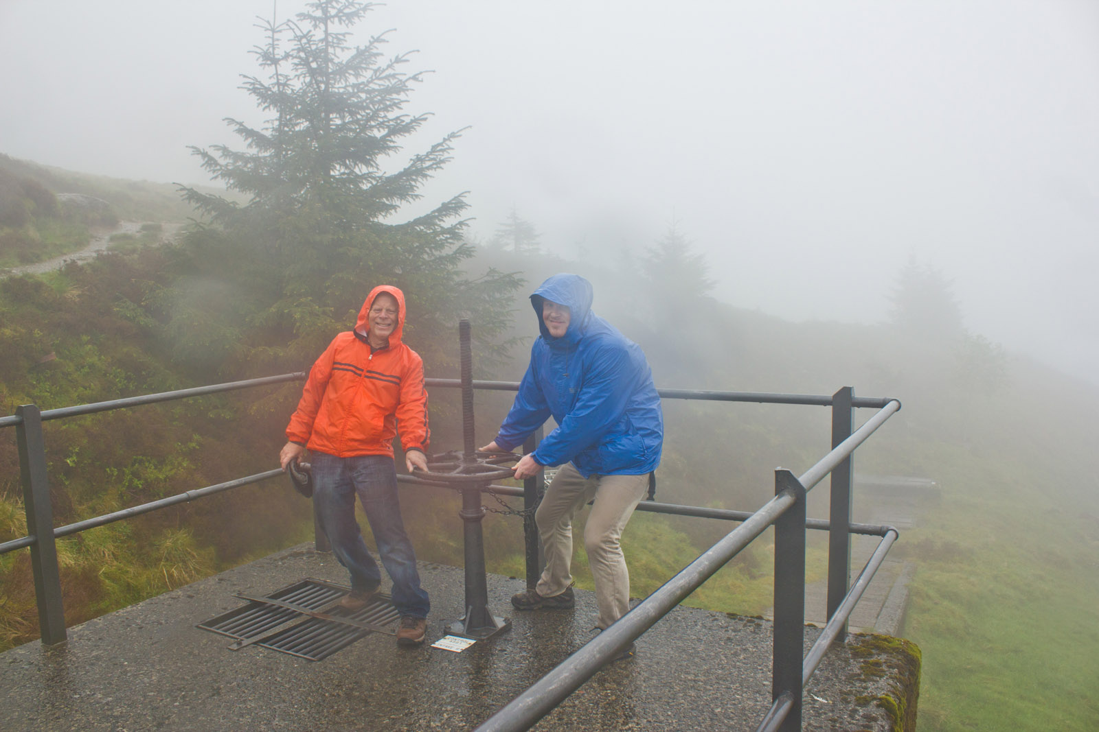 Scotland in the rain